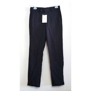 Theory Men's Zaine Neoteric Slim Straight Pants Size 32 Black Mid Rise Slacks